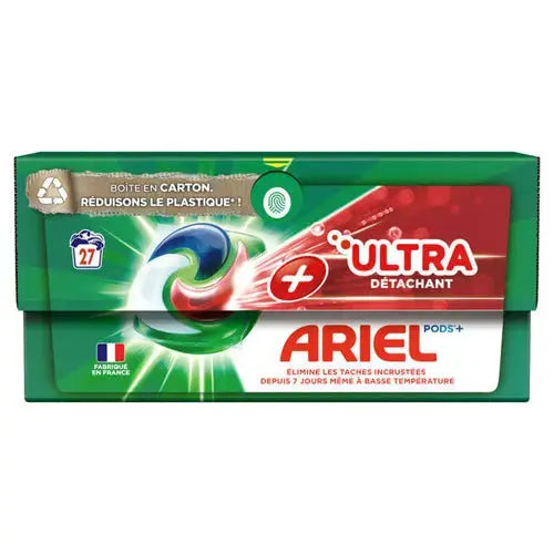 Ariel Pods+ Lessive Capsule 27 Lavages DASH