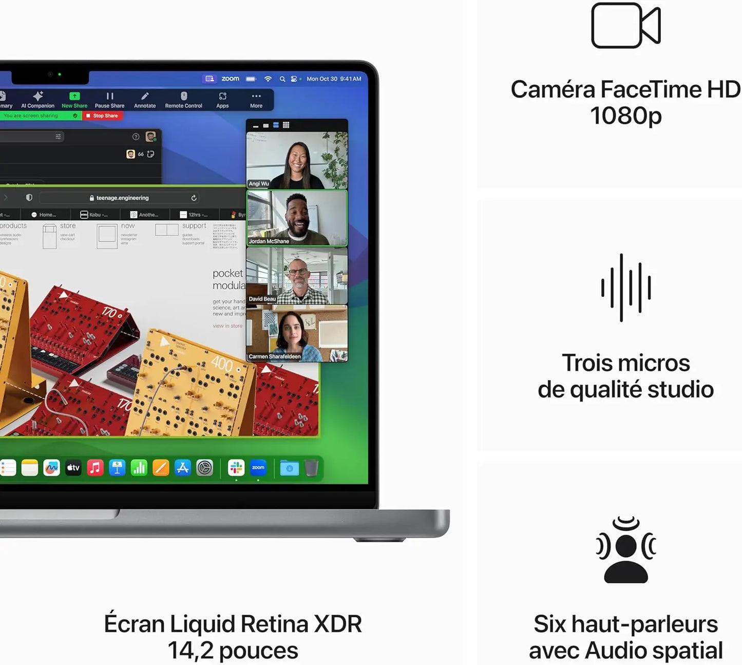 Ordinateurs portables APPLE MacBook Pro Ordinateur portable M3 2024 0195949098819 - Référence APPLE : 9228134 APPLE