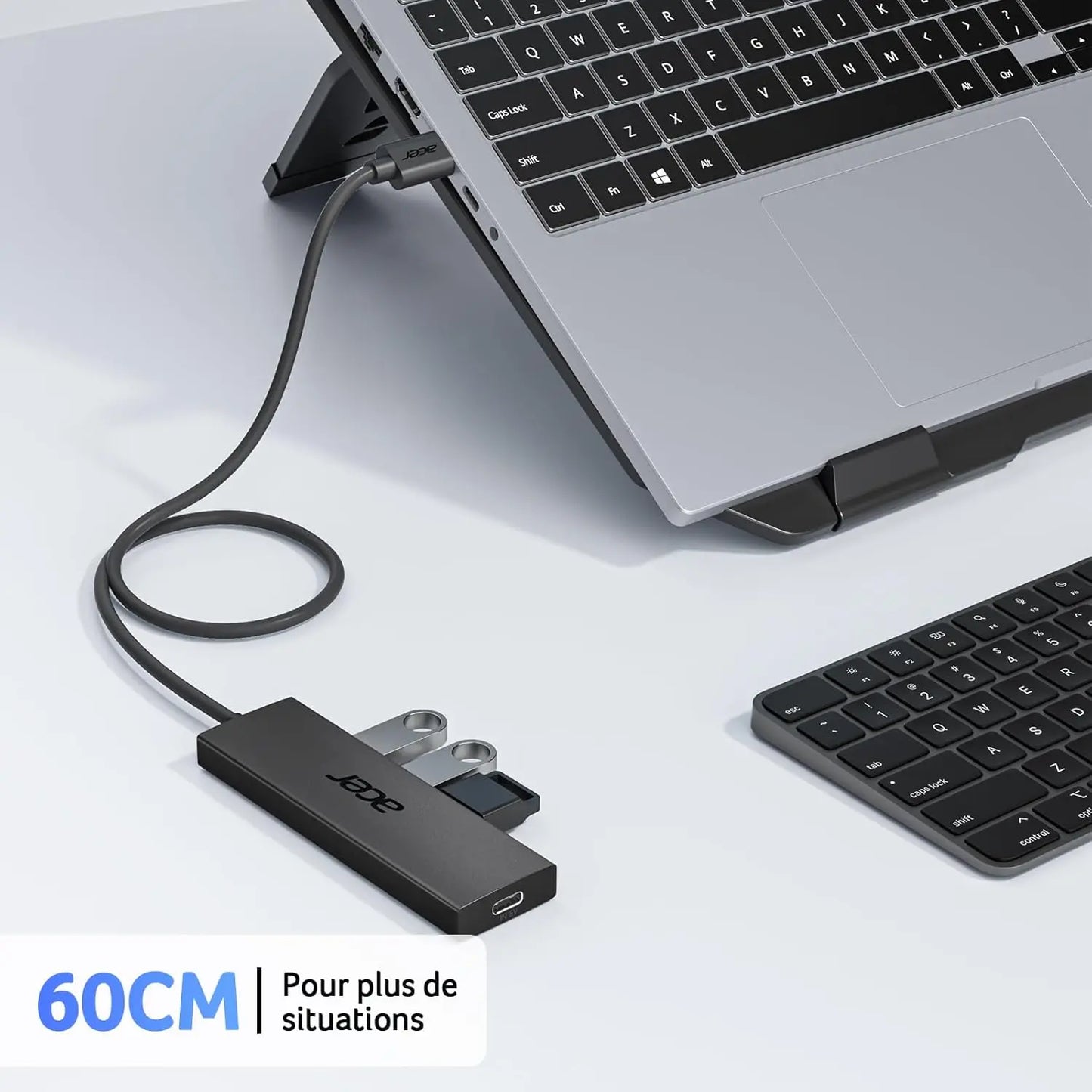 Accessoires informatiques Adaptateur Multiport USB-C Acer - Compatible MacBook, Surface, Disque Dur Acer