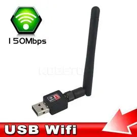 Adaptateur antenne Wifi USB, carte Wi-Fi, ethernet, dongle, MT7601, pour les PC, de bureau, ordinateur portable TECIN HOLDING