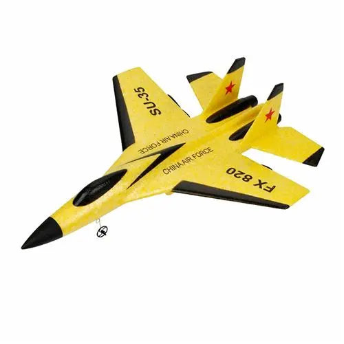 avion télécommander Avion télécommandé ultra-résistant pour enfant, Jaune TECIN HOLDING