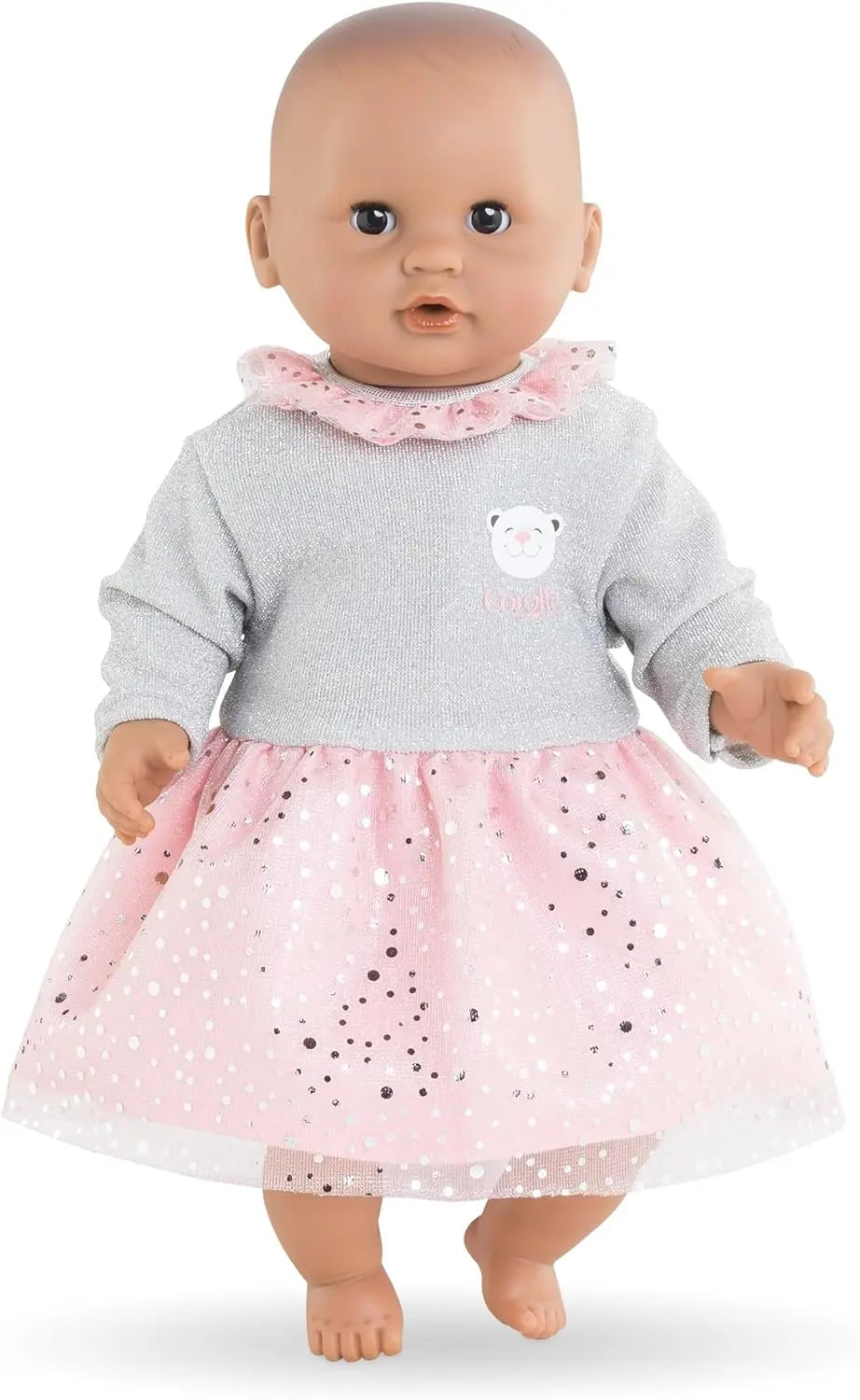 Robe en Fêtes pour poupon 36 cm