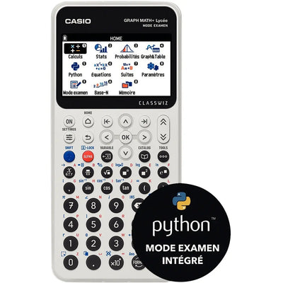 Calculatrice graphique Casio Graph Math+ – Calculatrice Graphique Edition Python Casio