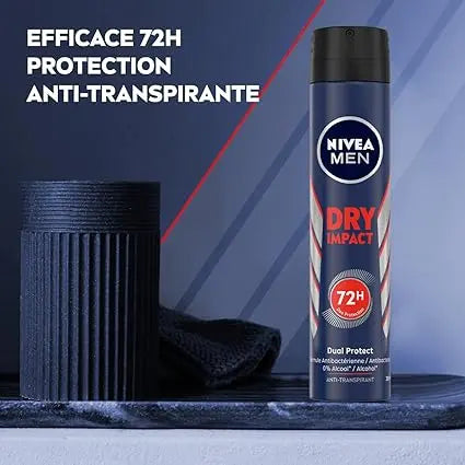 Déodorants & Soins Homme Déodorant Spray Homme Anti-transpirant Dry Impact NIVEA MEN NIVEA MEN