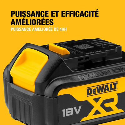 Batterie outillage Dewalt DCB182-XJ – Batterie XR 18V Li-Ion 4,0 Ah Dewalt
