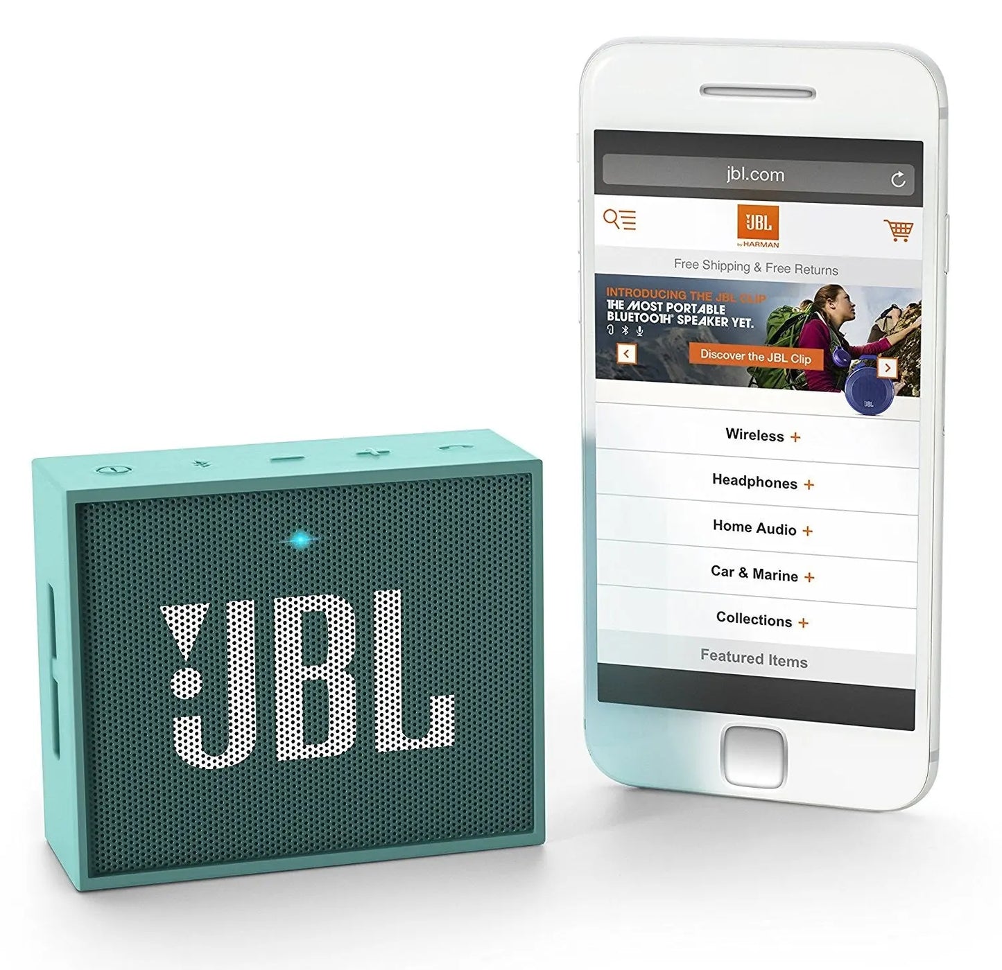 Enceinte Bluetooth JBL Go Vert turquoise comptact sans fil JBL