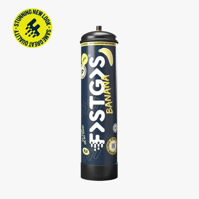 FastGas Cartouche de Crème 670g BANANE – Protoxyde d’Azote Qualité Européenne TECIN HOLDING