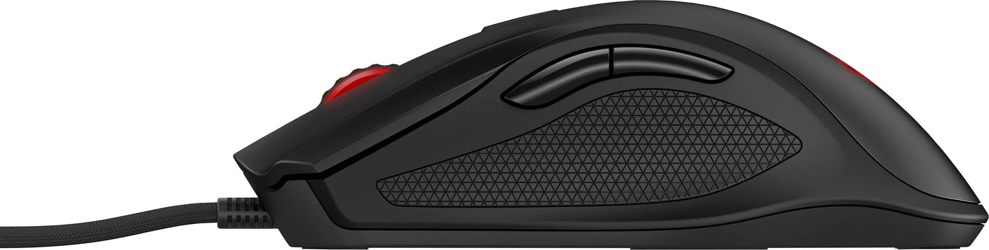 Souris Gaming HP Omen Mouse 600 - Souris Gamer Filaire USB 12000 DPI, Capteur Optique Pixart PMW3360, 6 Boutons, RGB, Poids Ajustable (130g) - Noir HP