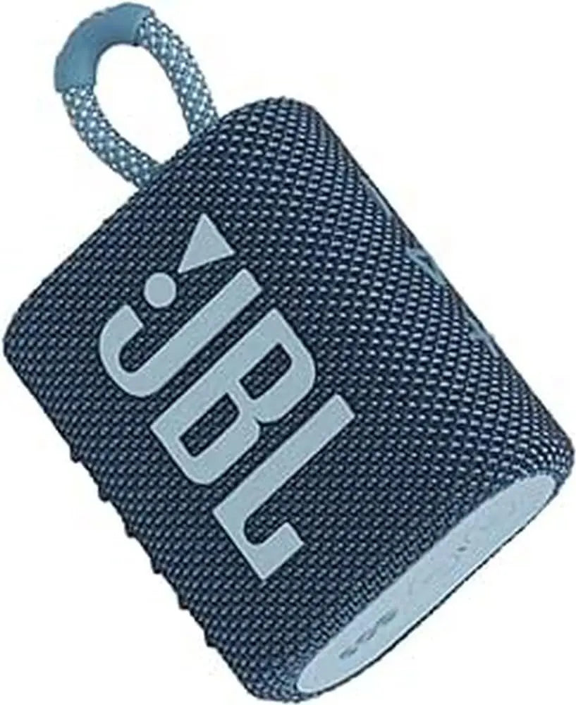 Bluetooth Speaker JBL GO 3 bleu – Enceinte Bluetooth portable et légère, aux basses intenses et au style audacieux JBL