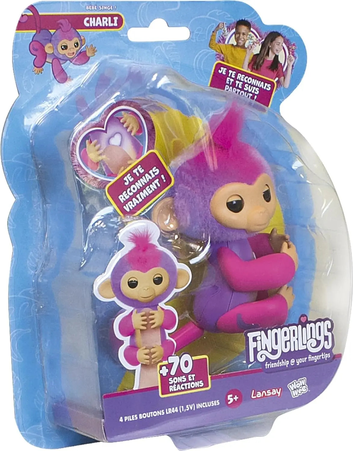 jouet LANSAY Fingerlings Charli Charli