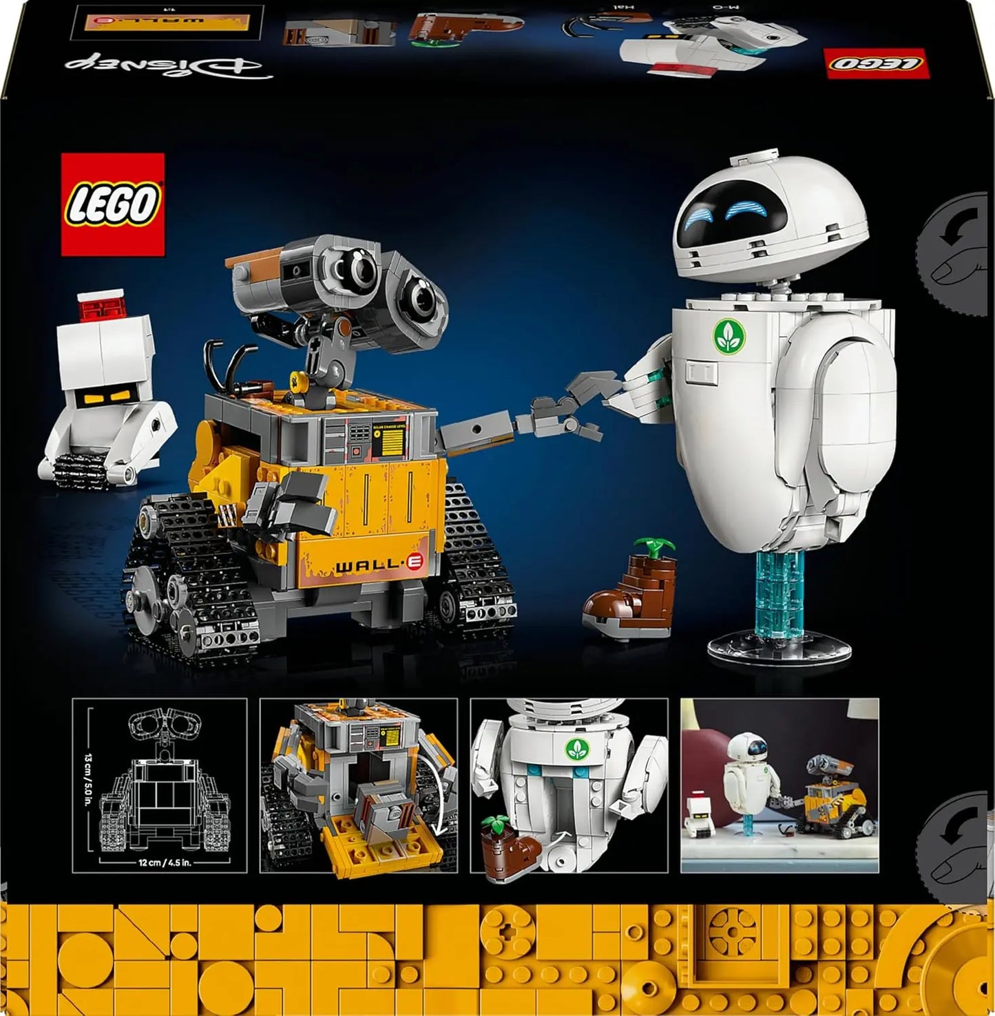 Jouets & Jeux LEGO 43279 Disney Pixar Wall-E & Eve - Set de Construction 687 Pièces 5702017896885 LEGO