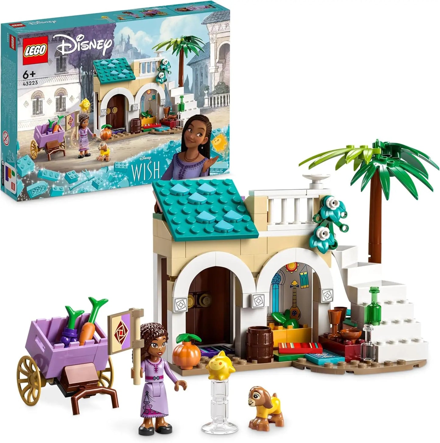 jouet pour enfant LEGO DISNEY PRINCESS™ 43223 - ASHA DANS LA VILLE DE ROSAS lego