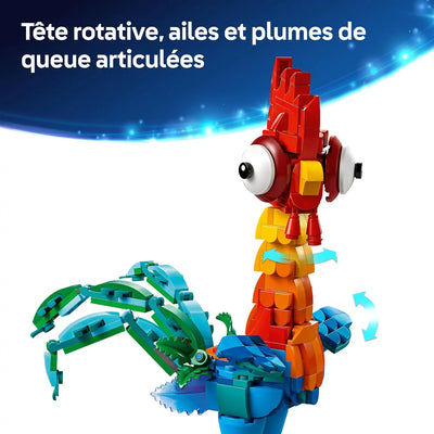LEGO LEGO Disney 43272 – HeiHei le Coq de Vaiana 2 – Figurine avec Tête Pivotante, Ailes Mobiles & Support LEGO