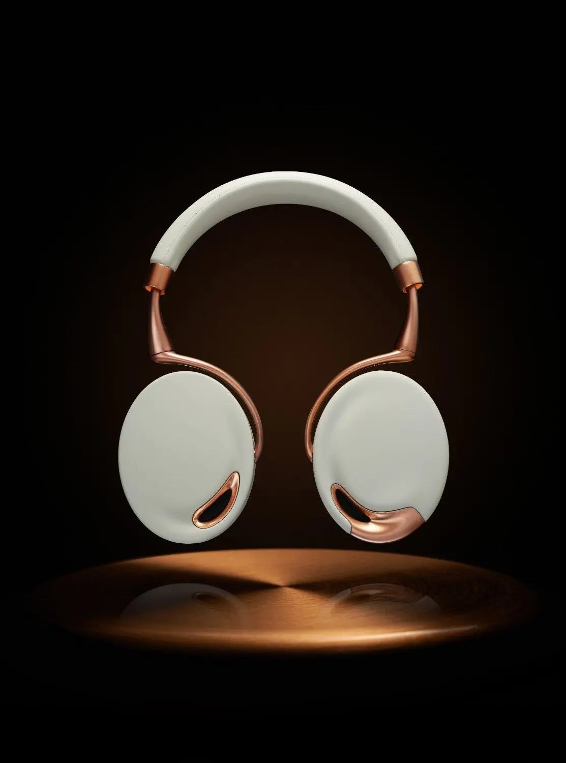 Parrot Zik by Starck Headphones with Bluetooth NFC - White/copper