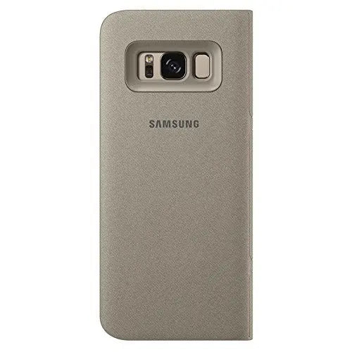 Protection pour téléphone mobile Samsung LED view cover ( OR ) GOLD Samsung Galaxy S8 Samsung