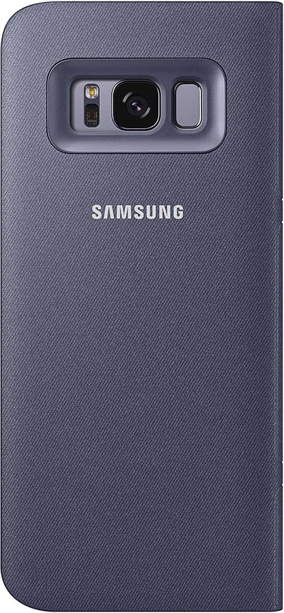 Protection rabat pour téléphone mobile Samsung LED view cover (violet) - Samsung Galaxy S8 Samsung