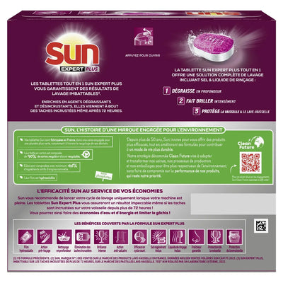 Tablettes lave vaisselle Expert Extra Shine SUN 8710447334249 SUN