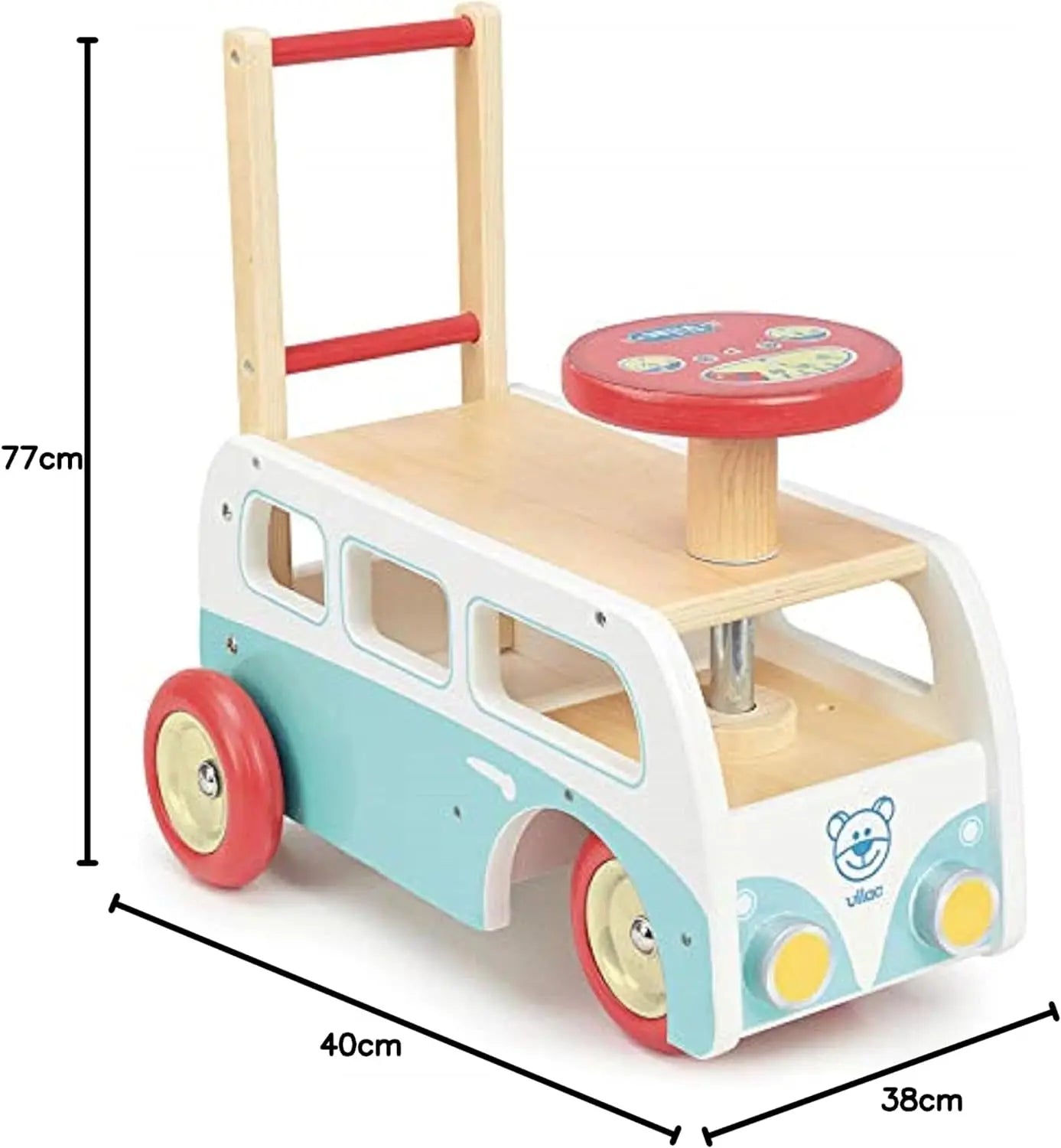vehicule pour enfant Vilac Minibus Porteur 2 en 1 Vilac
