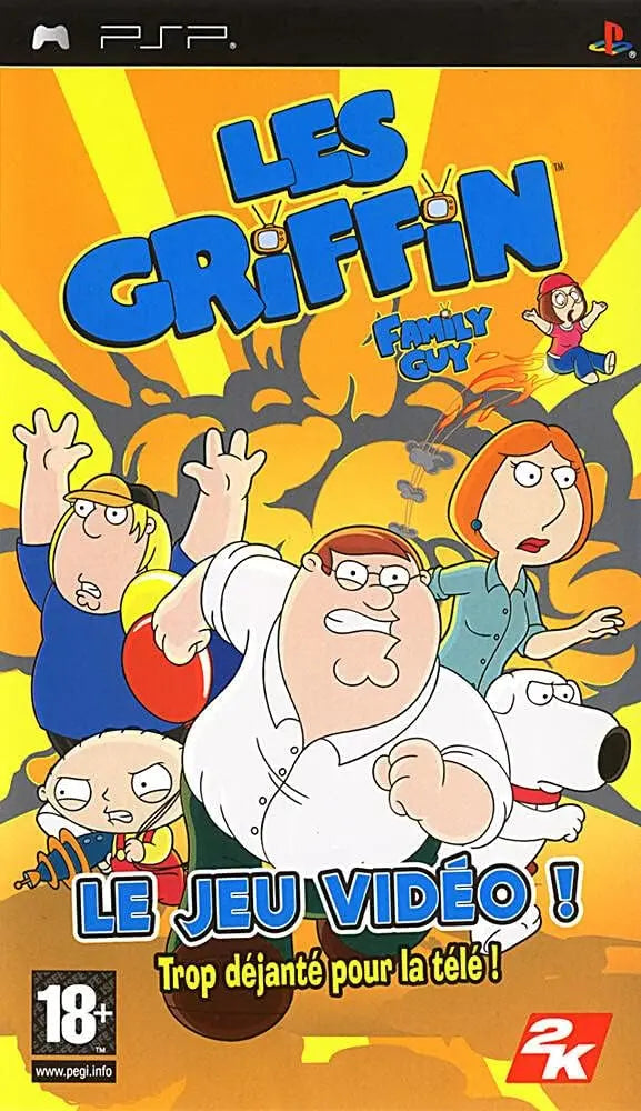 jeu vidéo jeux PSP Family Guy PSP TECIN-PRINCIPALE