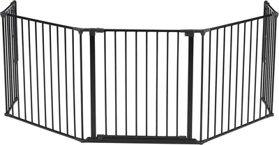 BabyDan Barrière de sécurité enfant multi-fonction flex, anthracite (XL) 90-278cm JBL