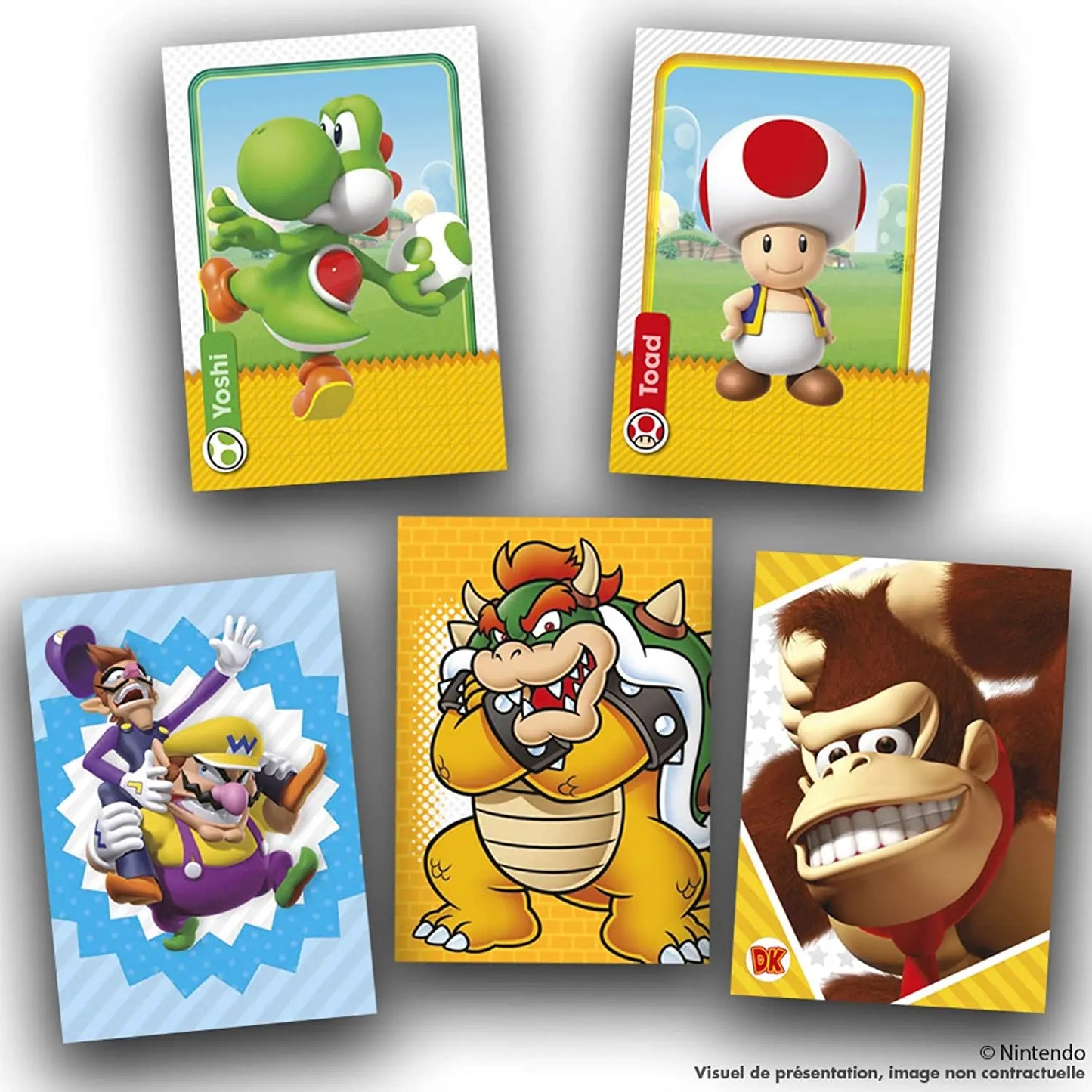 Carte panini - super mario - trading cards blister 4 pochettes panini
