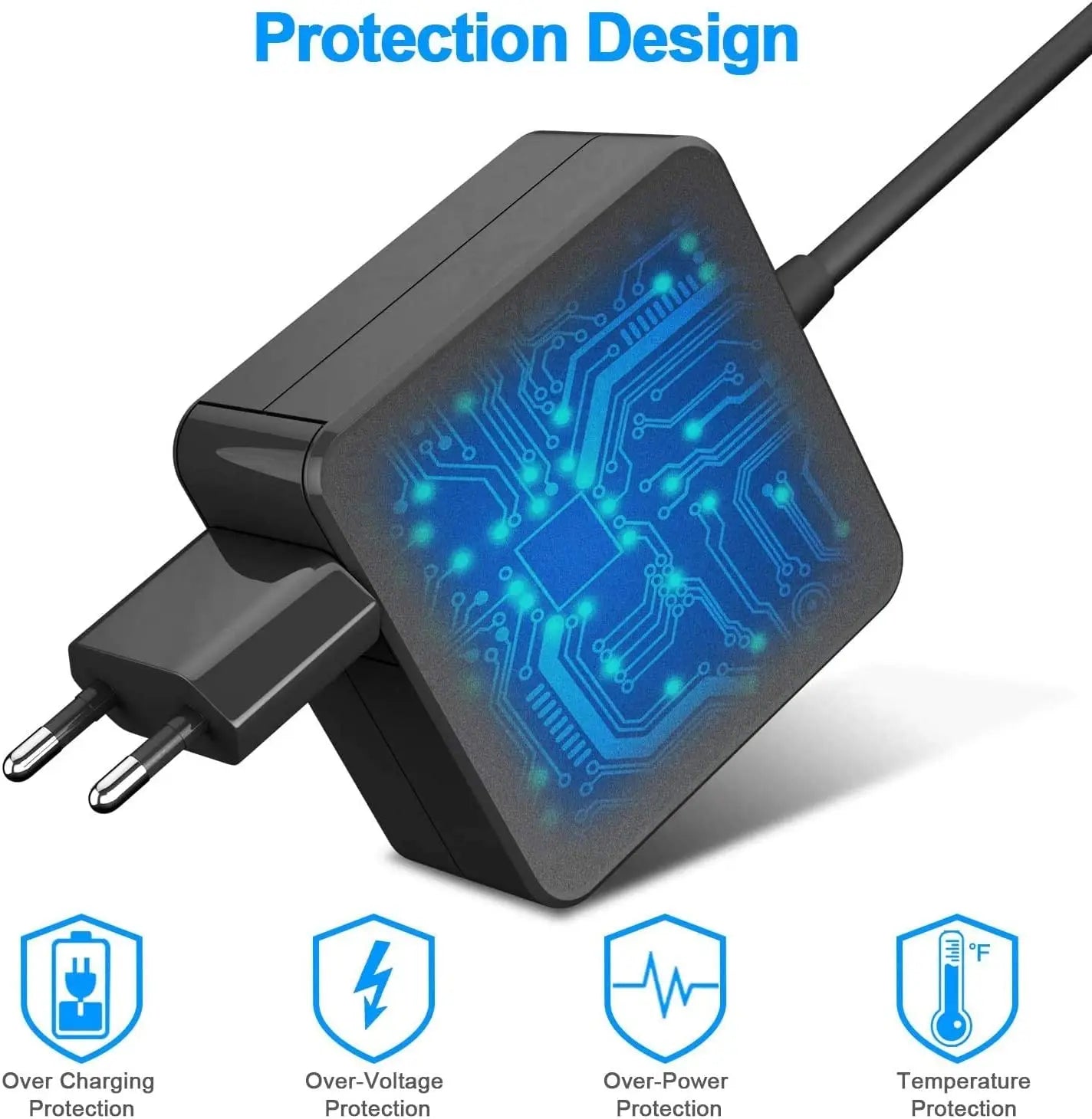 Chargeur USB type-c pour APPLE ASUS .... 65W Charger QC3.0, USB TYPE C Chargeur USB C Adaptateur Secteur Type C pour Macbook Gan