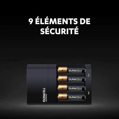 Chargeur de batterie Duracell HI-Speed value + 4 piles Duracell (1300mAh) 5000394118577 DURACELL