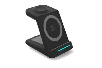 Chargeur pour téléphone mobile Qumox Station de charge rapide 3 en 1 chargeur induction pour pro/2/1 QUMOX