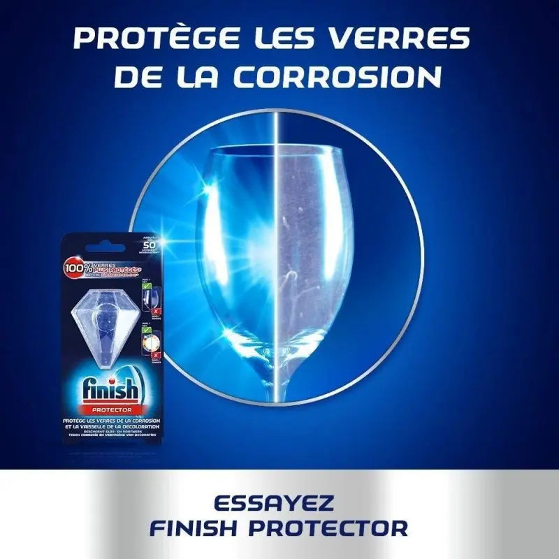 FINISH PROTECTOR ANTICALCAIRE PROTECTEUR LAVE-VAISSELLE ANTICORROSION DE LA VAISSELLE Finish