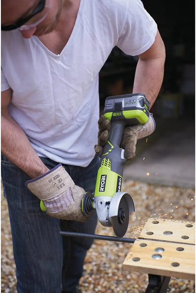 Meuleuse d'angle ONE+ R18AG 18V Ø115mm (sans batterie) - RYOBI DEWALT