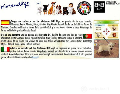 Nintendogs Chihuahua & Friends DS (Sp ) (PO0793) TECIN-PRINCIPALE