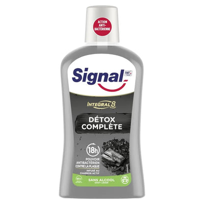 Signal Bain de Bouche Antibactérien Integral 8 Nature Elements Détox Complète Signal