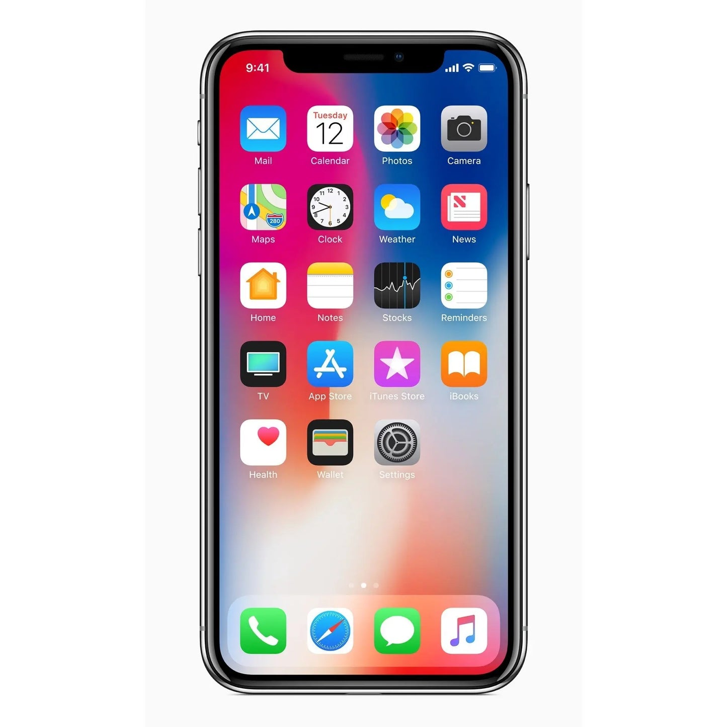 Smartphone Apple iPhone X 256 Go Argent MQAG2ZD/A 0190198458711 Apple Computer, Inc
