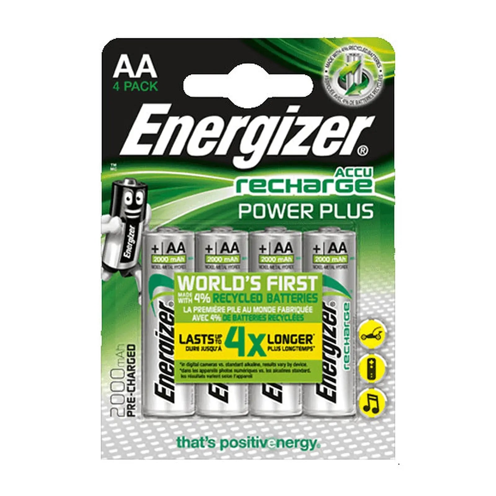 Pack-4-Piles-AA-Rechargeables-Prechargees-Energizer-Power-Plus-Forte-Autonomie TECIN-PRINCIPALE