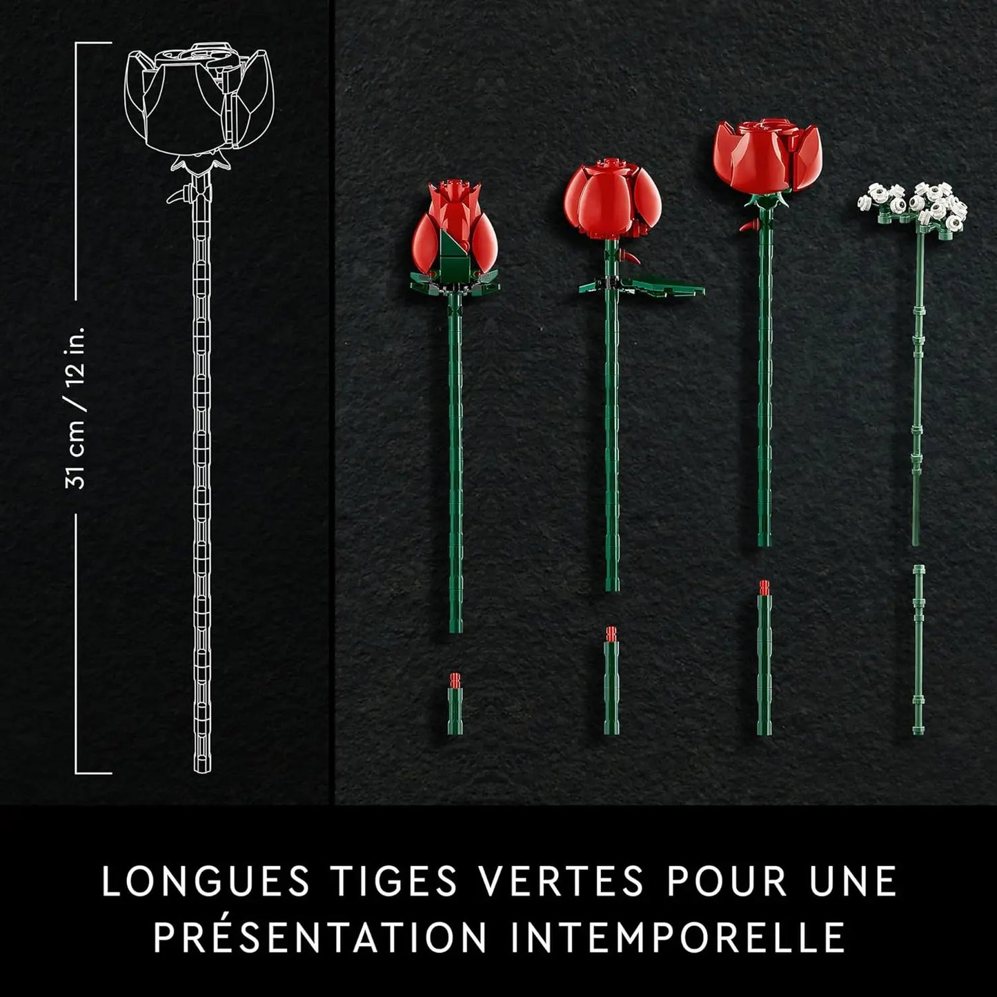 lego 10328 Lego Icons Bouquet de roses lego