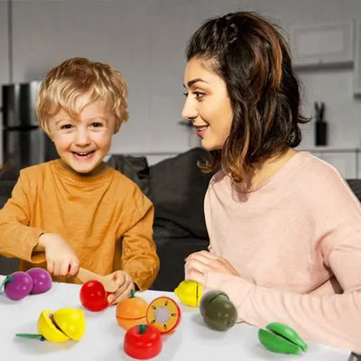 jouet pour enfant 24pcs Nourriture De Coupe Drôle, Jouets De Fruits Et Légumes, Ensemble De Jouets De Nourriture Semblant, Pour Enfants, Filles Et Garçons, amazon