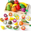 jouet pour enfant 24pcs Nourriture De Coupe Drôle, Jouets De Fruits Et Légumes, Ensemble De Jouets De Nourriture Semblant, Pour Enfants, Filles Et Garçons, amazon