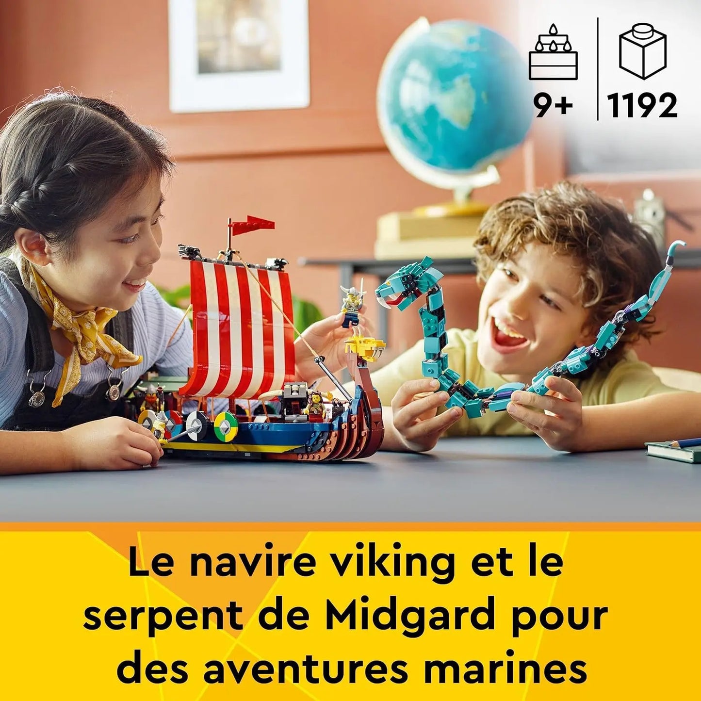 lego 31132 Le Bateau Viking et Le serpent de Midgard LEGO Creator LEGO