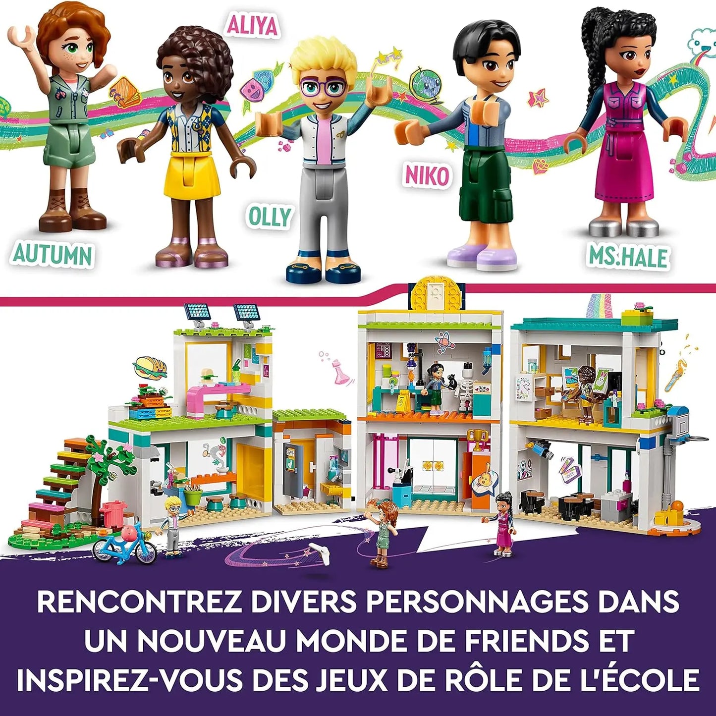 jouet 41731 Lego Friends L’école internationale de Heartlake City Ducatillon