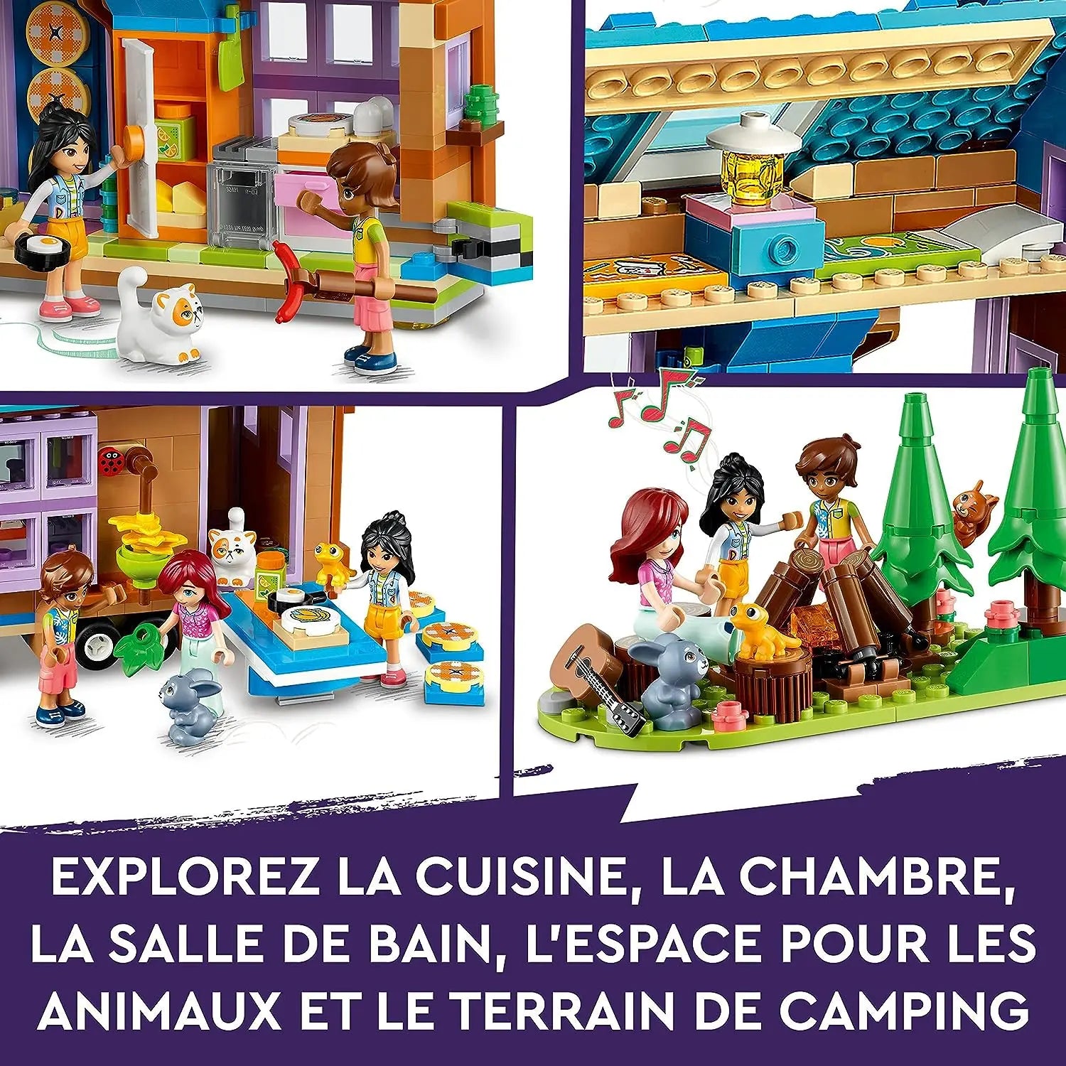 jouet pour enfant 41735 LEGO Friends La mini Maison mobile Bayer Design