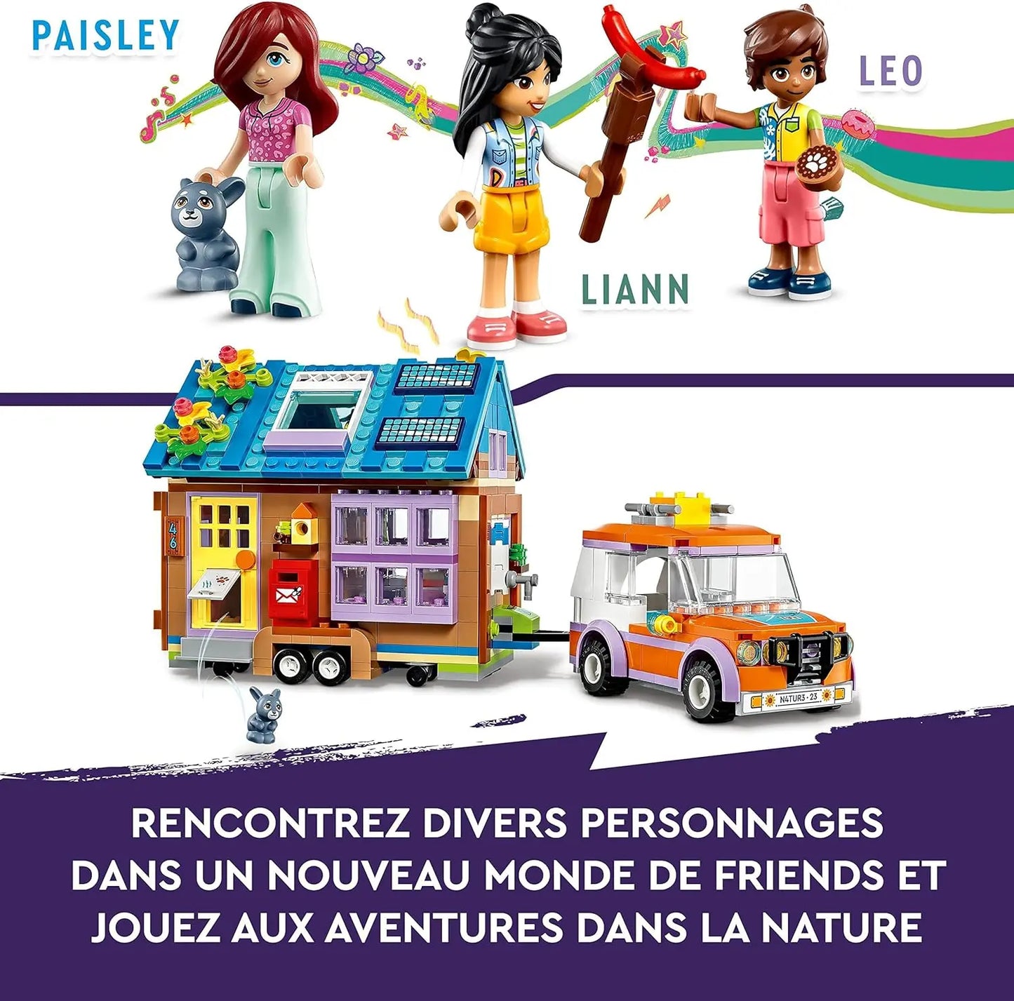 jouet pour enfant 41735 LEGO Friends La mini Maison mobile Bayer Design