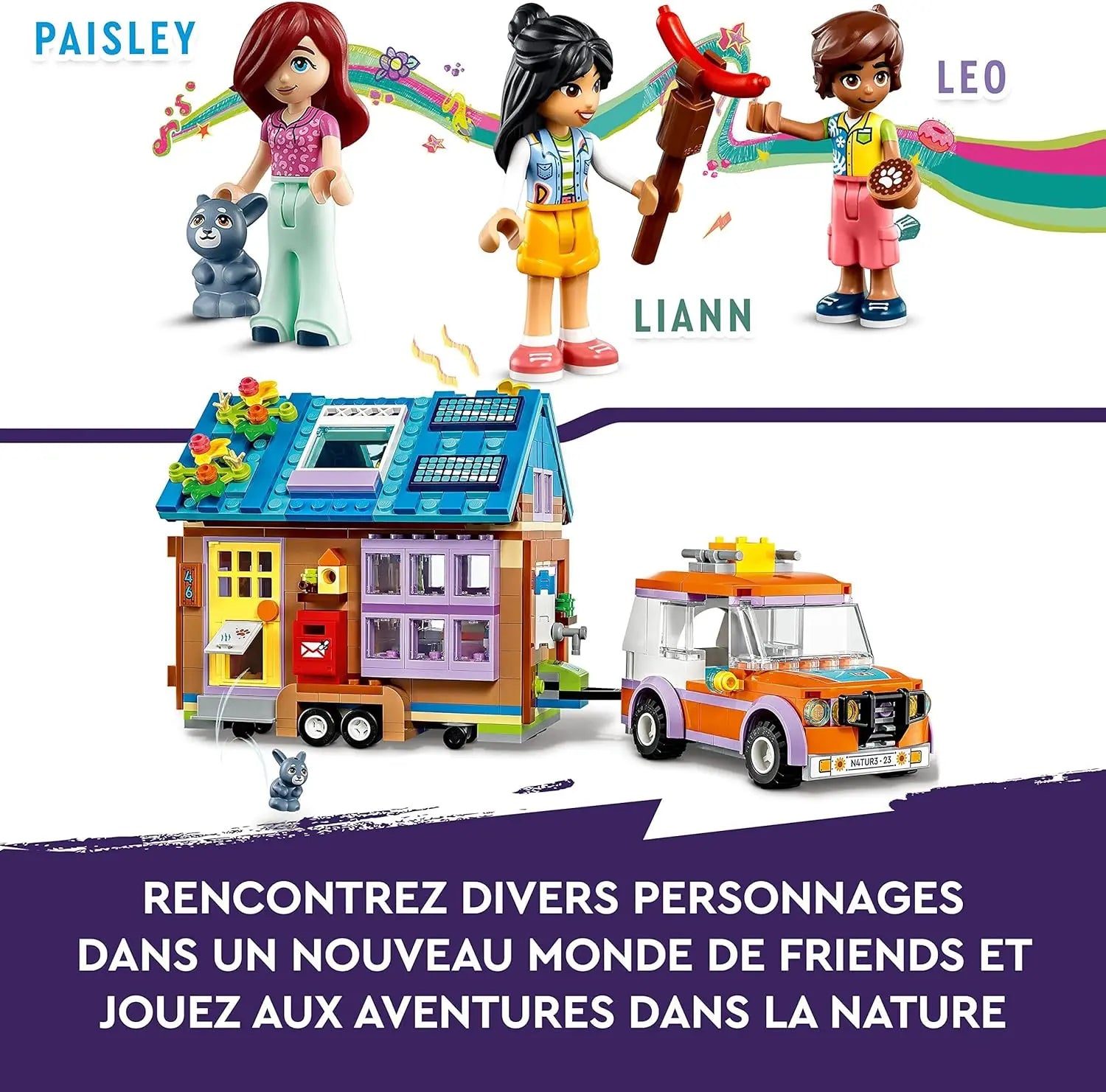 jouet pour enfant 41735 LEGO Friends La mini Maison mobile Bayer Design
