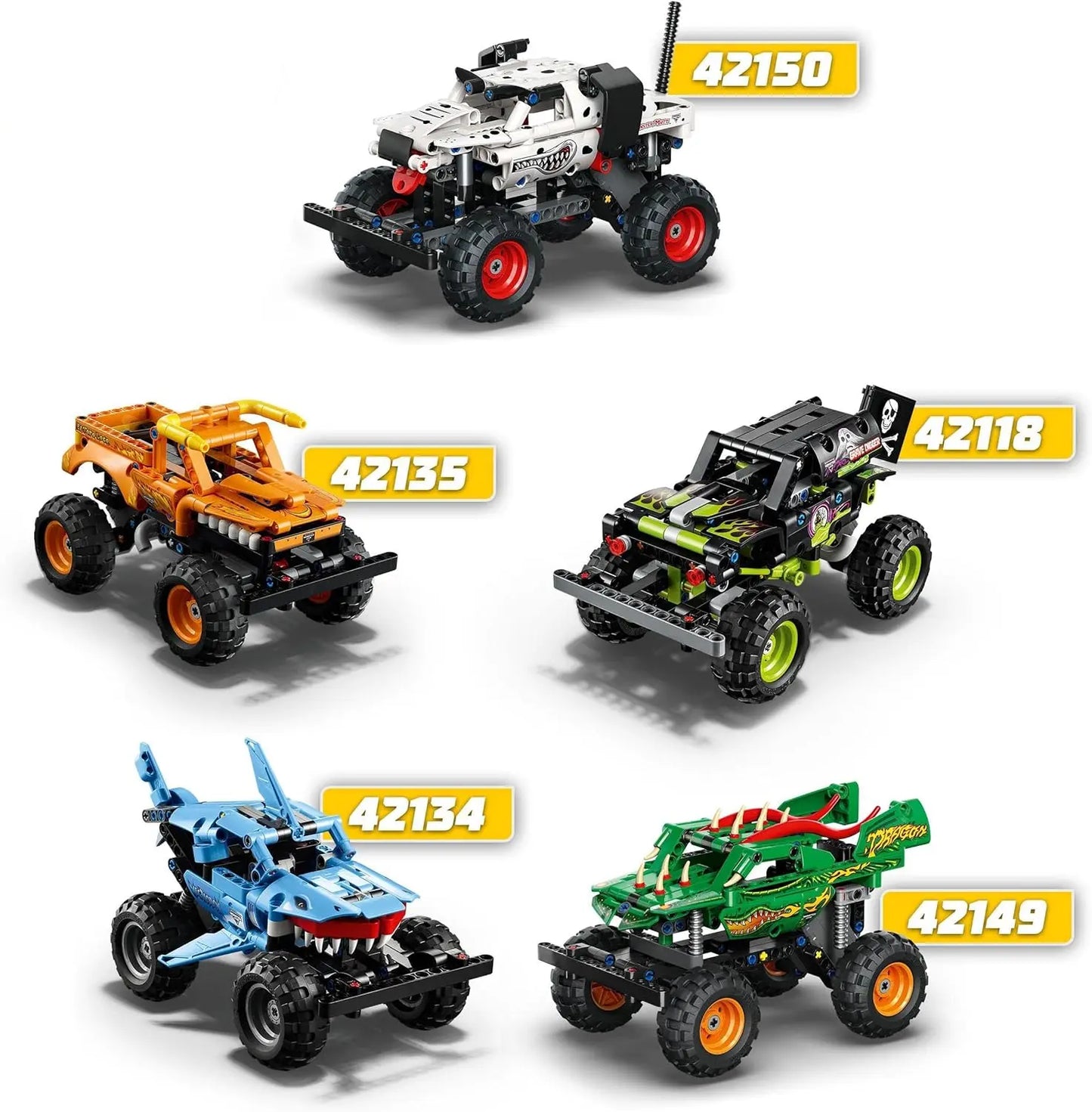 jouet pour enfant 42150 Lego Technic Monster Jam Monster Mutt Dalmatien Jeujura