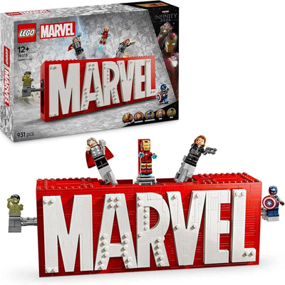 jouet LEGO Marvel Logo Marvel et Ses Super-héros - Jeu de Construction Collector avec minifigurines lego 76313 lego