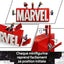 jouet LEGO Marvel Logo Marvel et Ses Super-héros - Jeu de Construction Collector avec minifigurines lego 76313 lego