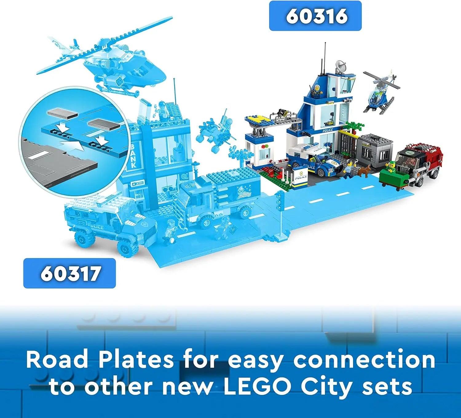 lego 60316 LEGO City Le commissariat de Police lego