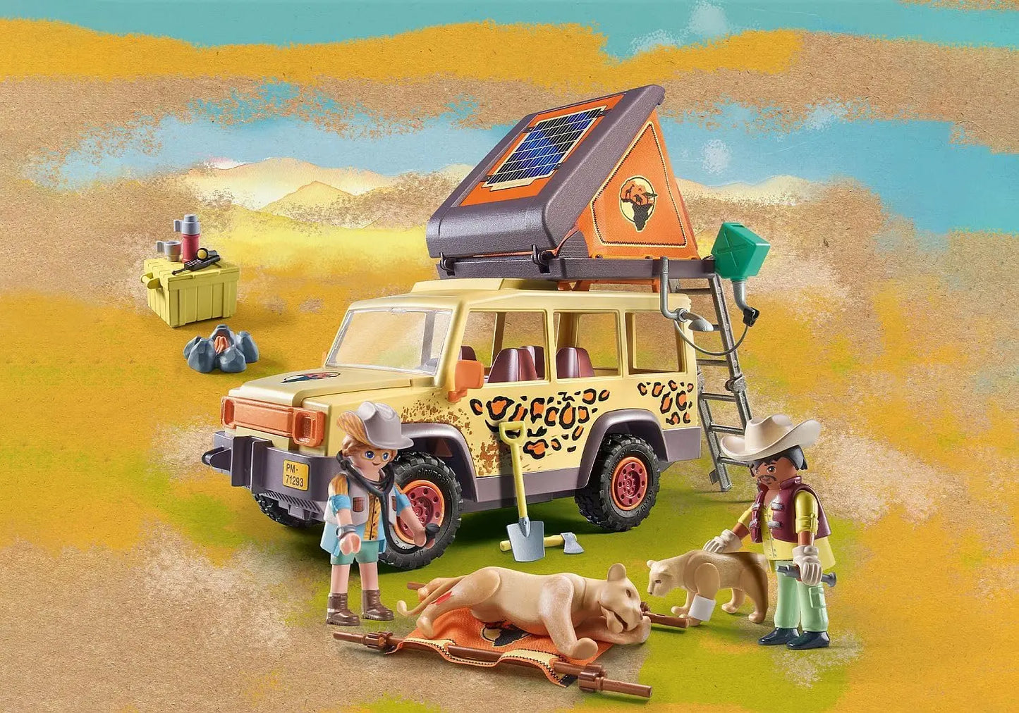 jouet pour enfant 71293 Playmobil Wiltopia Explorateurs avec véhicule tout terrain lego