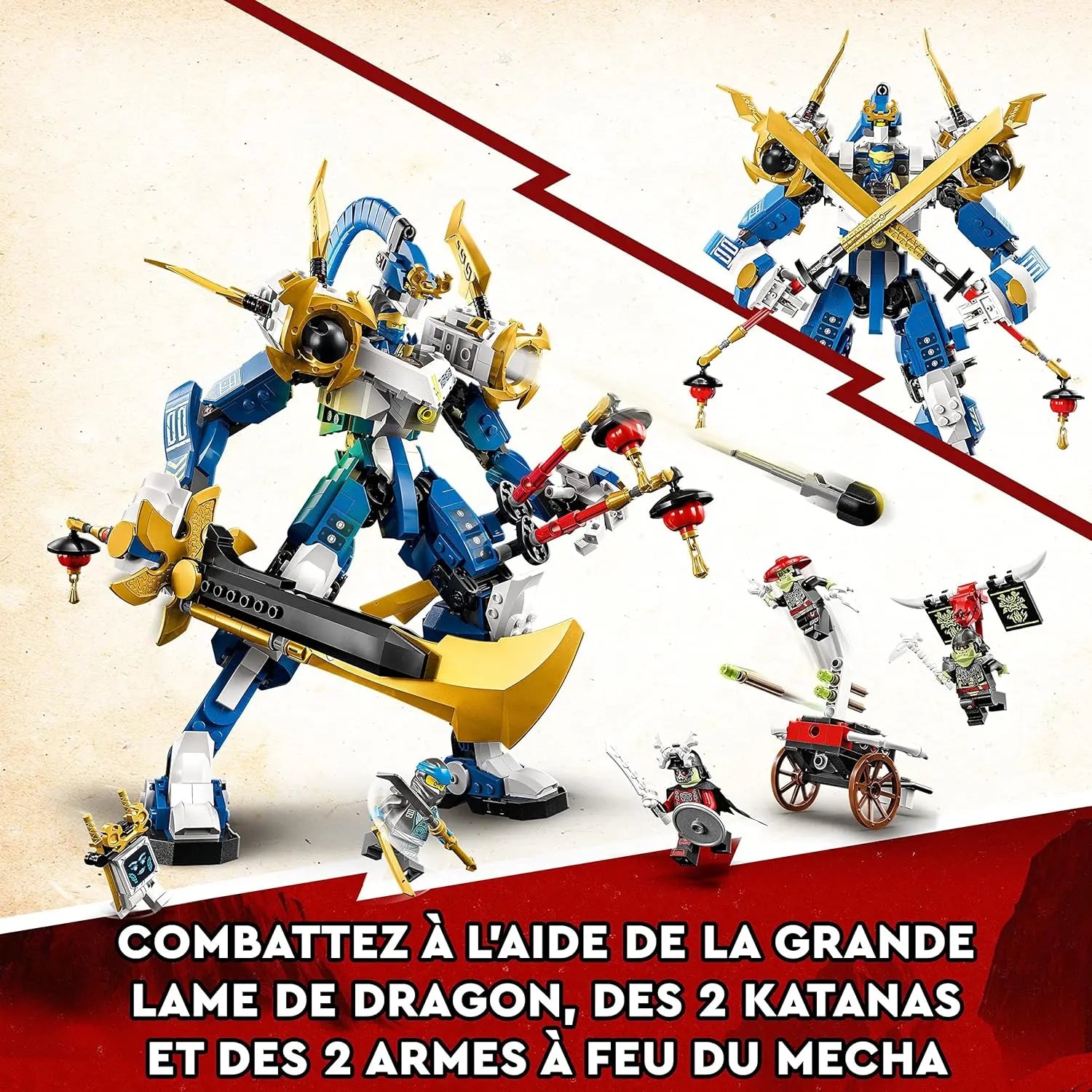 jouet pour enfant 71785 Lego Ninjago Le Robot Titan de Jay Paw Patrol