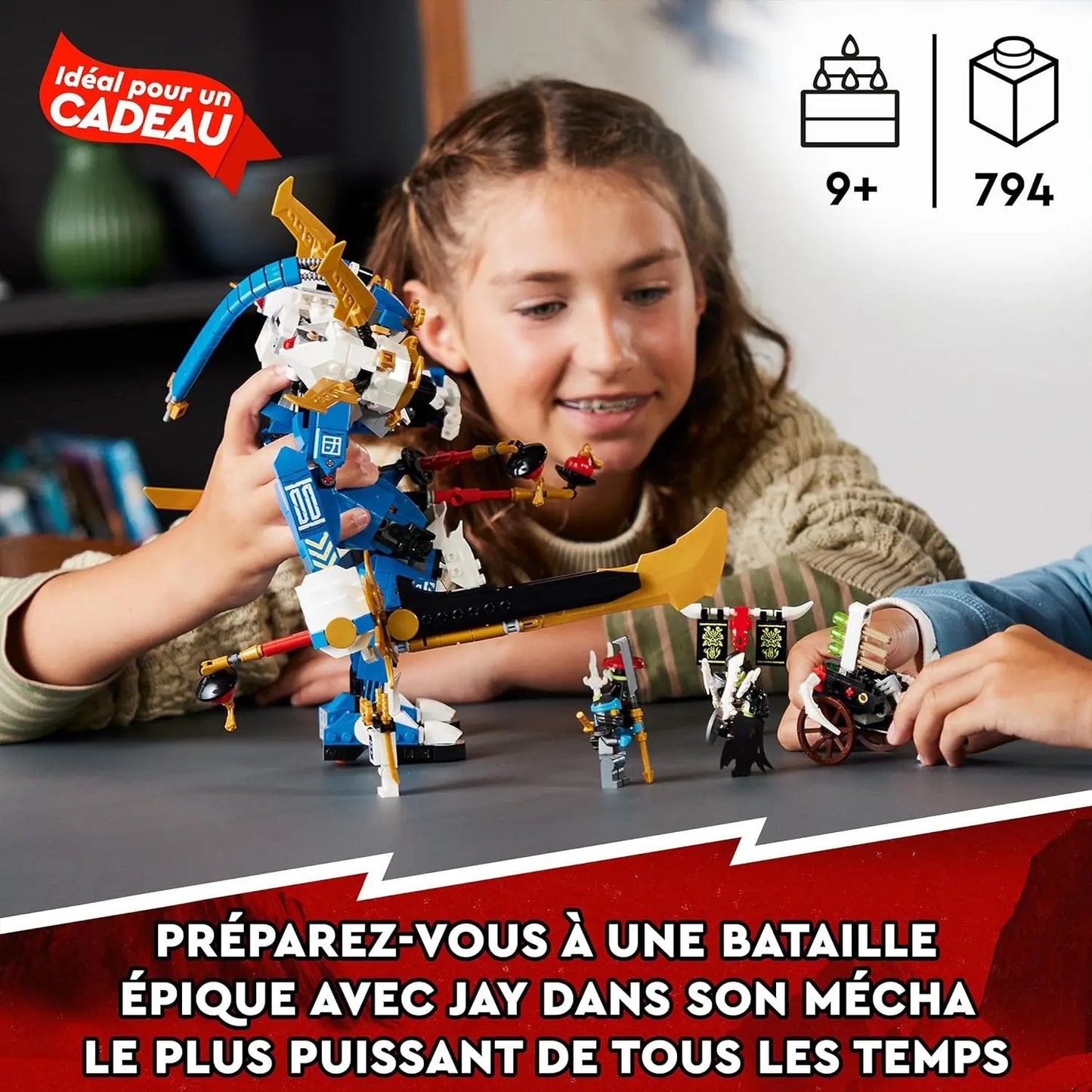 jouet pour enfant 71785 Lego Ninjago Le Robot Titan de Jay Paw Patrol