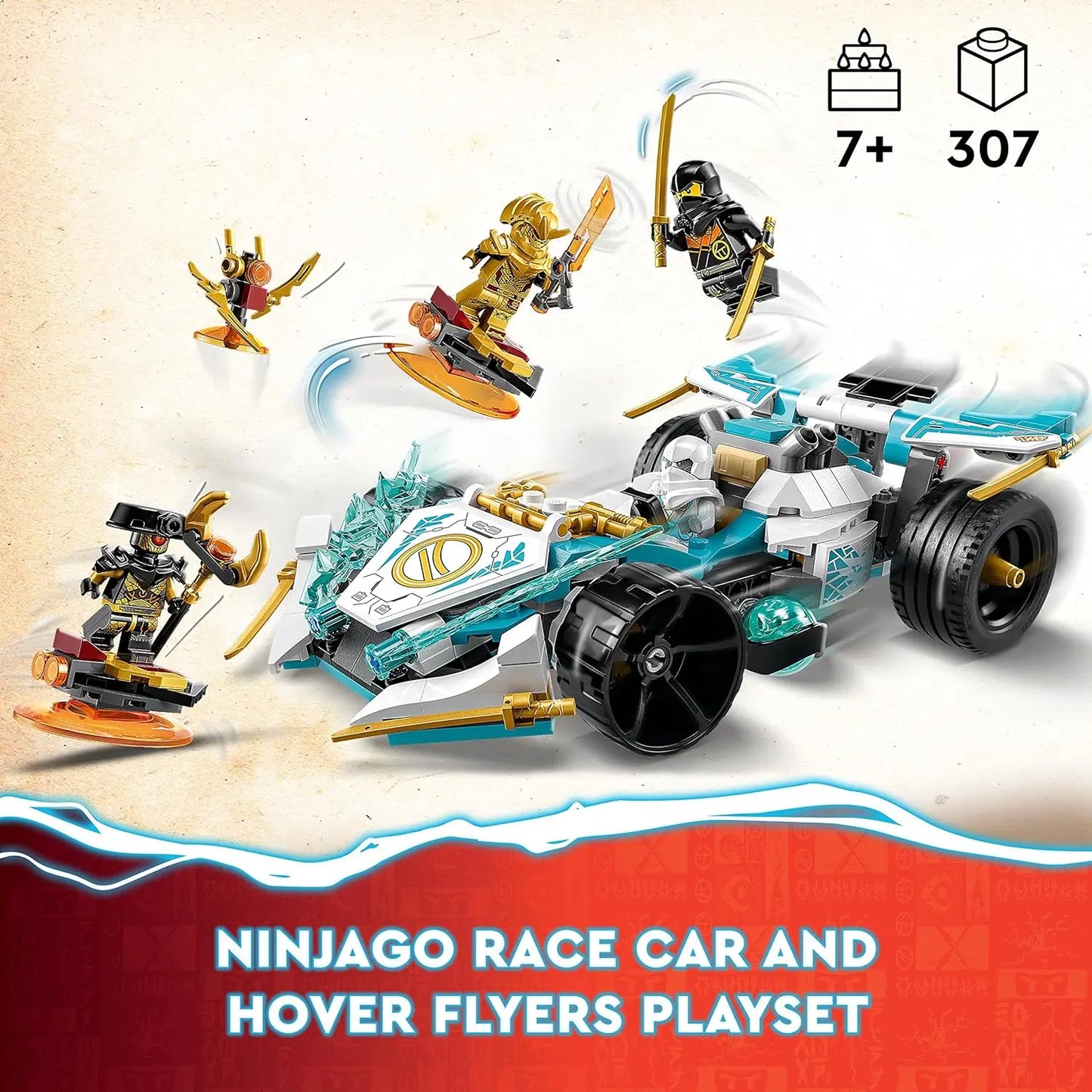 71791 Lego Ninjago La Voiture de Course Spinjitzu TECIN HOLDING